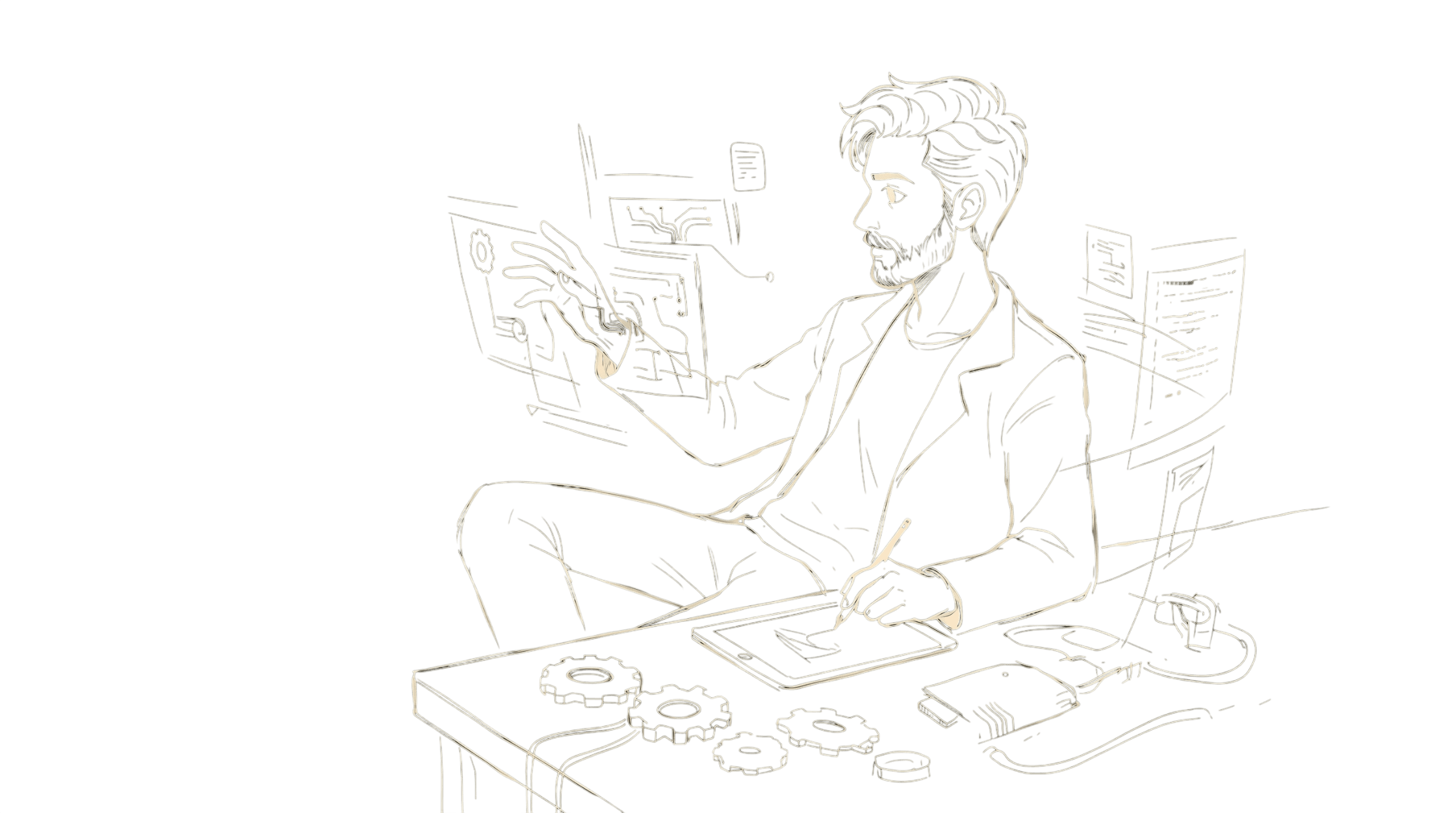 Illustration — working across disciplines